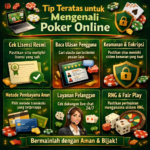 Tips teratas mengenali poker online: pahami aturan dasar, istilah penting, risiko, serta cara menjaga keamanan akun dan bermain bertanggung jawab.