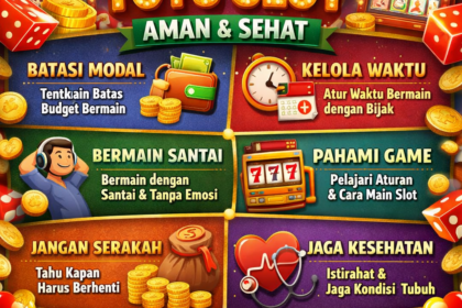 Strategi bermain toto slot aman dan sehat: tetapkan budget & waktu, pahami RTP/volatilitas, pakai demo, hindari chasing, jaga akun, dan berhenti saat limit.